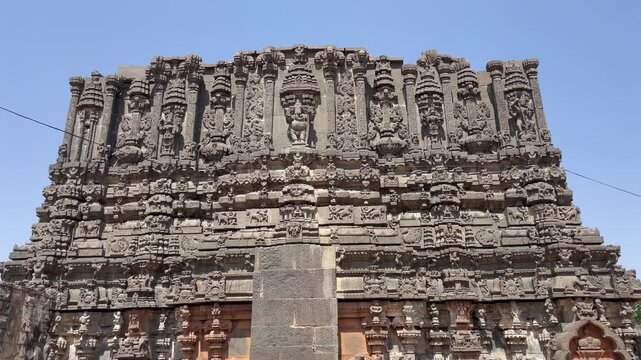 Ancient Hindu Temple Architecture with Intricate Stone Carvings  Historic Heritage Site Bugga Ramalingeswara swamy temple tadipatri andhra pradhesh
