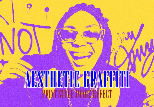 Aesthetic Graffiti Style Image Effect