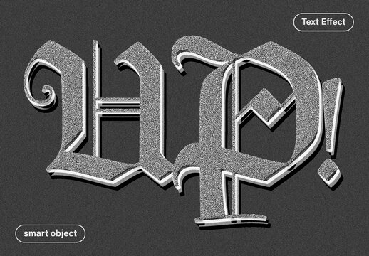 Vintage Text Effect Template