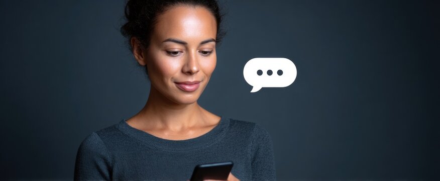 Voice-to-text messaging feature captures emotions as heartfelt words transform into written text.
