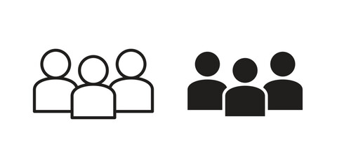 Fototapeta premium Group icon for web and application. EPS10
