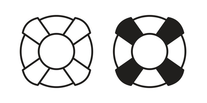 Life buoy icon for web and application. EPS10