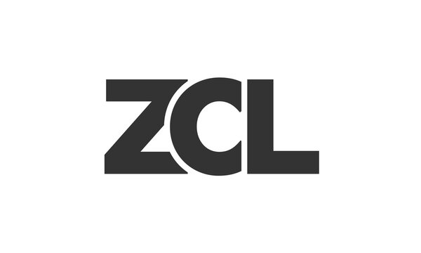 ZCL logo design template with strong and modern bold text. Initial based vector logotype featuring simple and minimal typography. Trendy company identity.