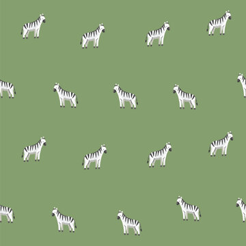 Zebra Pattern Kids Nursery Animal Design
