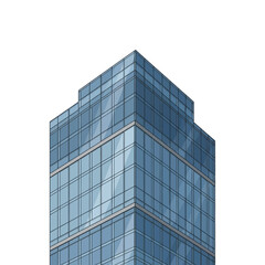 Obraz premium Modern Glass Skyscraper Facade - Architectural Design