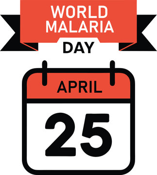 World malaria day vector