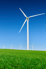 Fototapeta premium Windmills for renewable electrical energy production