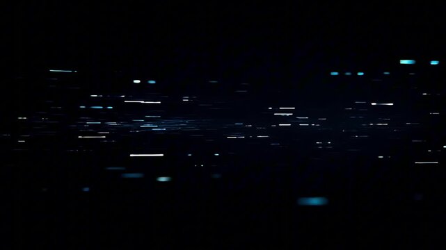 sleep insomnia concept with abstract restless flickering lights and glitch for a better mental health awareness