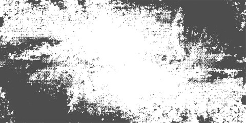Abstract grunge background with black ink splat and vintage floral pattern design featuring a dirty spray splatter texture and a silhouette border on old paper vector illustration © mehek