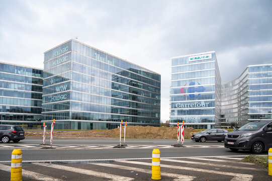 BDO International Office complex in Brussels, Belgium, international companies, including Sony, Hologic and Carrefour, business location