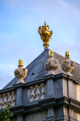 Obraz premium Historical Old Town and UNESCO World Culture Heritage site of Bruges in West Flanders, Belgium
