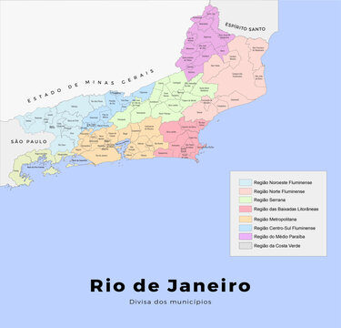 Mapa do Rio de Janeiro