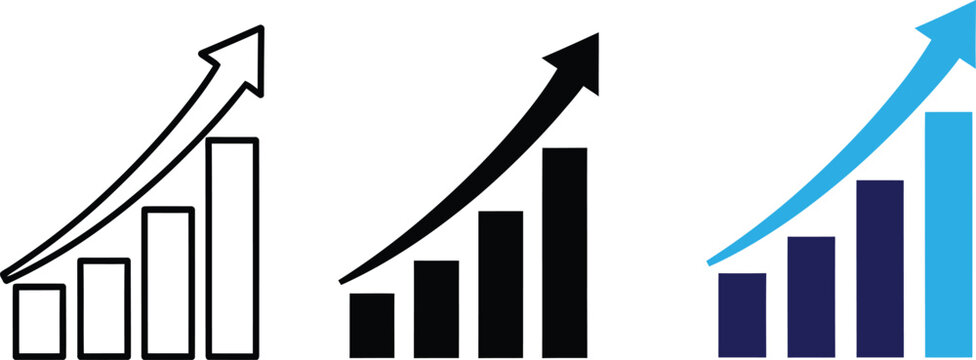 graph, growth, up, icon, signs, arrow, diagram, process, symbol, business, concept, idea, collection, motion, analysis, plan, strategy, success, target, planning, startup, statement, generator, result