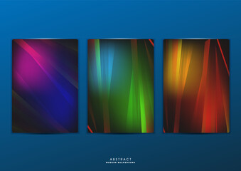 Flat vector. Minimal geometric background. Dynamic shapes composition. Eps10 vector. © mix3r