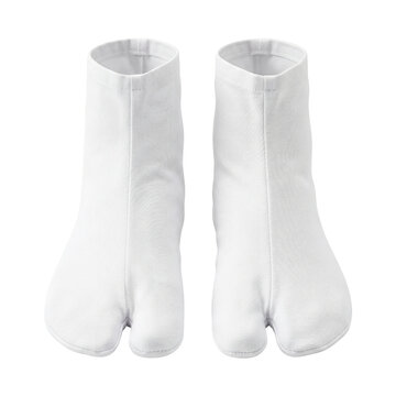 Classic white tabi socks for traditional Japanese footwear