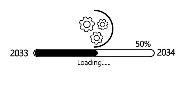 loading bar animation with optional luma matte. Alpha Luma Matte included. 4k video white background 