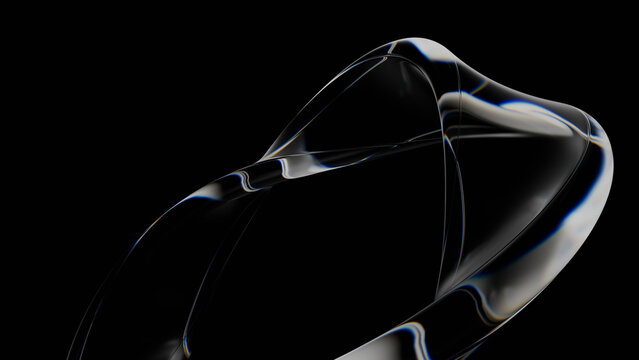 3d Abstract black glass background Illustration. 3d rendering illustration not AI