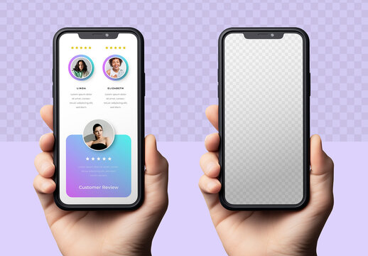 Isolated Smartphone Mockup