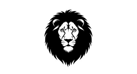 Majestic Lion Head with a Powerful and Regal Expression. © Keila