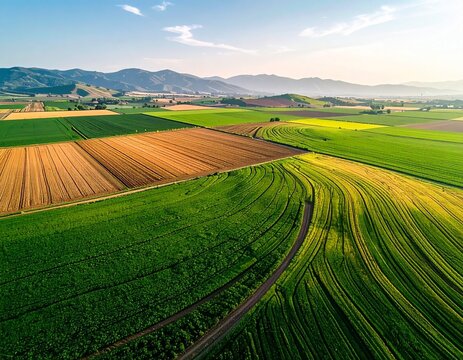 Farmland Irrigation Patterns From Above