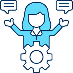Fototapeta premium Teaching Consultant Icon