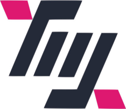 The overall aesthetic is sleek and tech-oriented, making it suitable for industries like software development, logistics, telecommunications, or creative agencies.