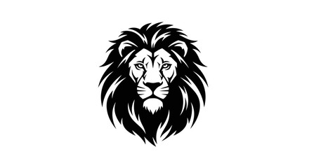 Obraz premium Majestic Lion Head with Flowing Mane.