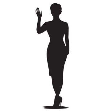 silhouette of a woman