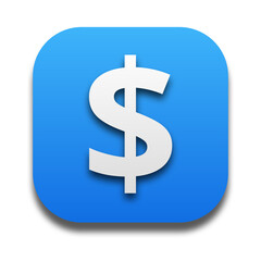 Obraz premium American currency Us dollar symbol icon. USD sign on transparent background.