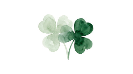 Obraz premium St. Patrick's day celebration ireland digital art nature aerial view festive clover designs for good luck