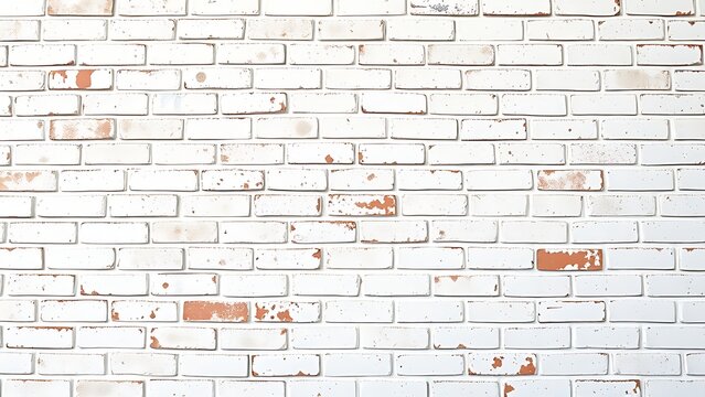 whitewashed. A textured vintage white brick wall with subtle aging details, offering a timeless and neutral backdrop. real-estate listings.