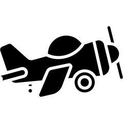 Toy Airplane Icon © Auric