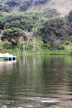 Boat on the lake Vagamon