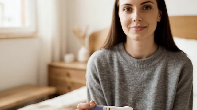 Capture a close-up of a hand holding a smartphone displaying text messages, with gentle ambient motion as the camera slowly pans across a lively caf? setting, creating a modern, engaging atmosphere.