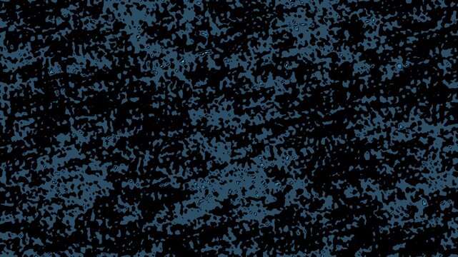 Abstract blue and black fluid noise texture with organic liquid distortion pattern resembling digital glitch or analog interference effect
