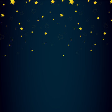 Golden stars pattern, stardust background, vector illustration.