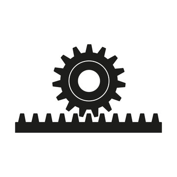 GEAR RACK AND PINION ICON