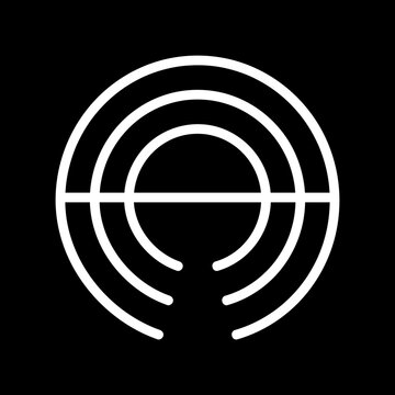 Black and White Triple A Logo