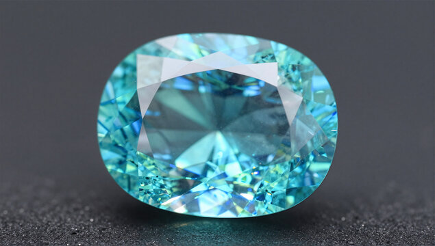 Radiant Cut Paraiba Electric Teal Brilliance