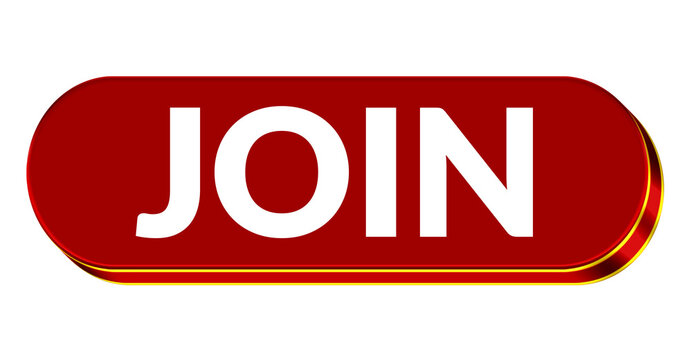 Join button bold red glossy call to action web UI element