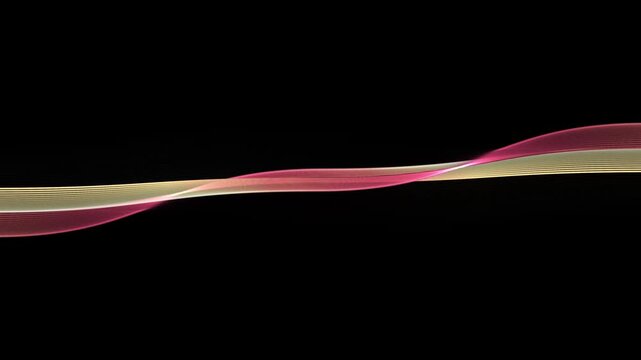 Abstract texture line wave on black screen with neon sound waves, digital equalizer analyzer interface, futuristic music visualization, cinematic ambient noise texture, seamless loop 4k background