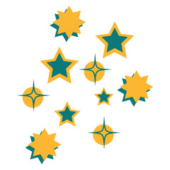 Fototapeta premium Retro Star Decoration