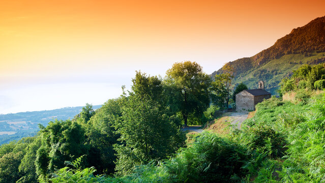 Cioti hamlet in San Ghjuvanni di Moriani village. Eastern coast of Corsica