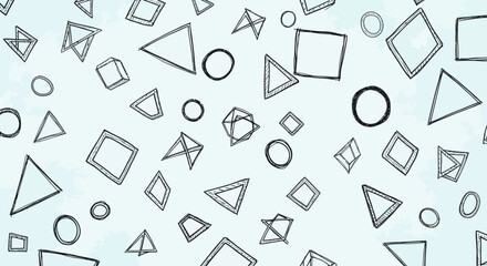 Obraz premium Collection of various geometric shapes.