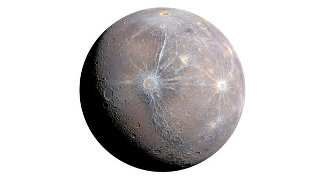 Ariana Detailed surface of Jupiter's moon, space exploration, astronomy, celestial body