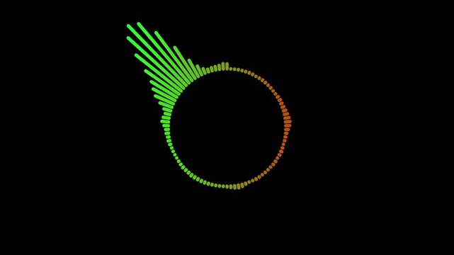Circular Music Visualizer Animation Loop | Audio Spectrum Equalizer | 4K Abstract Background&rdquo;