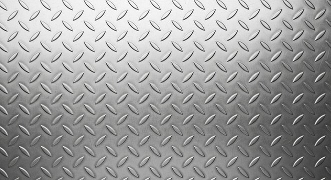 Diamond plate metal texture seamless background pattern