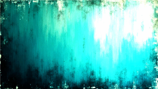 Vector Abstract turquoise textured canvas expresses depth and emotion through expressive art style and evokes a raw , mysterious, emotional impact and contemporary, unique visual interest