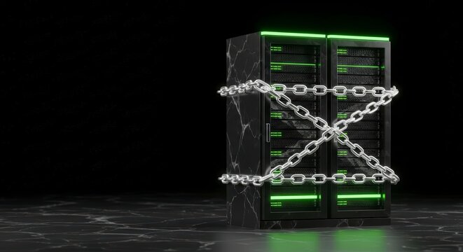 Secure server with chained protection.