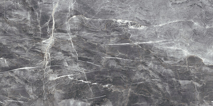 Gray marble texture with natural veins and polished finish